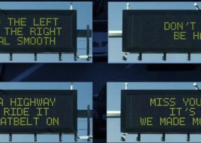 Are Freeway Signs a Deterrent or Distraction?